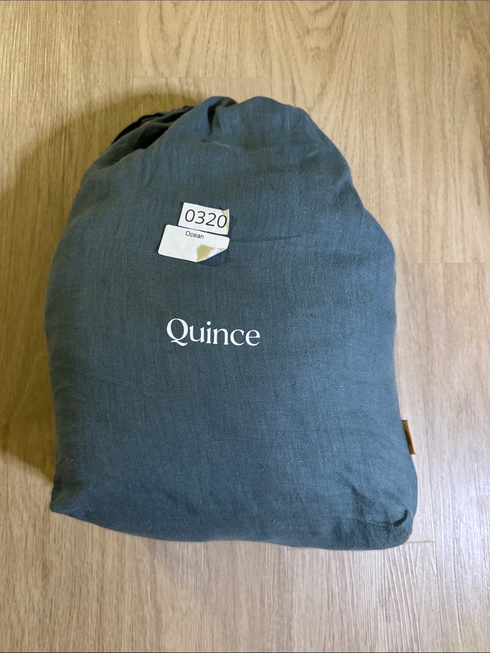 Quince linen sheets - queen Ocean